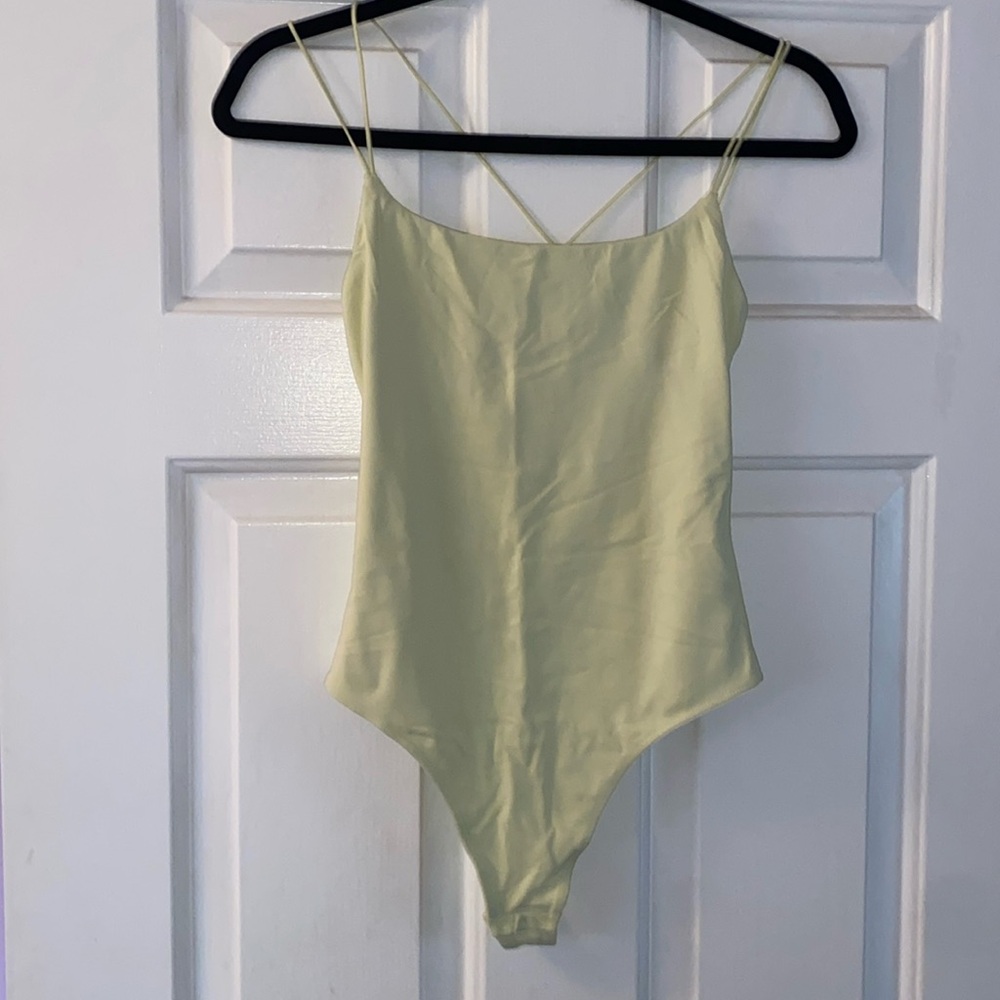 Neon Cross Back Contour Bodysuit